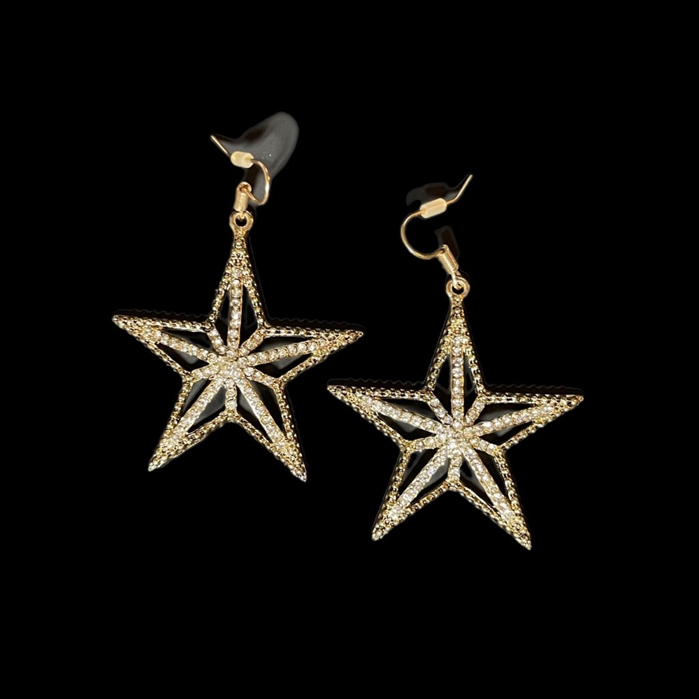 Starburst Crystal Earrings